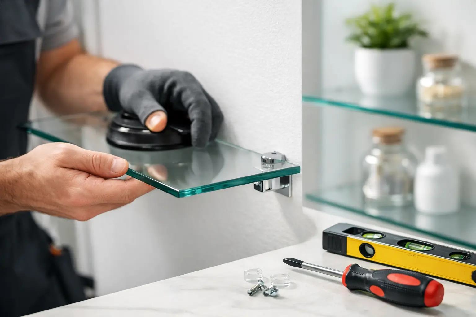 Glass Shelves Installation Done Right