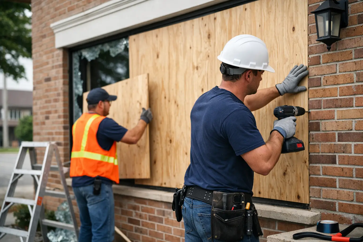 Same Day Window Board Up That Secures Fast