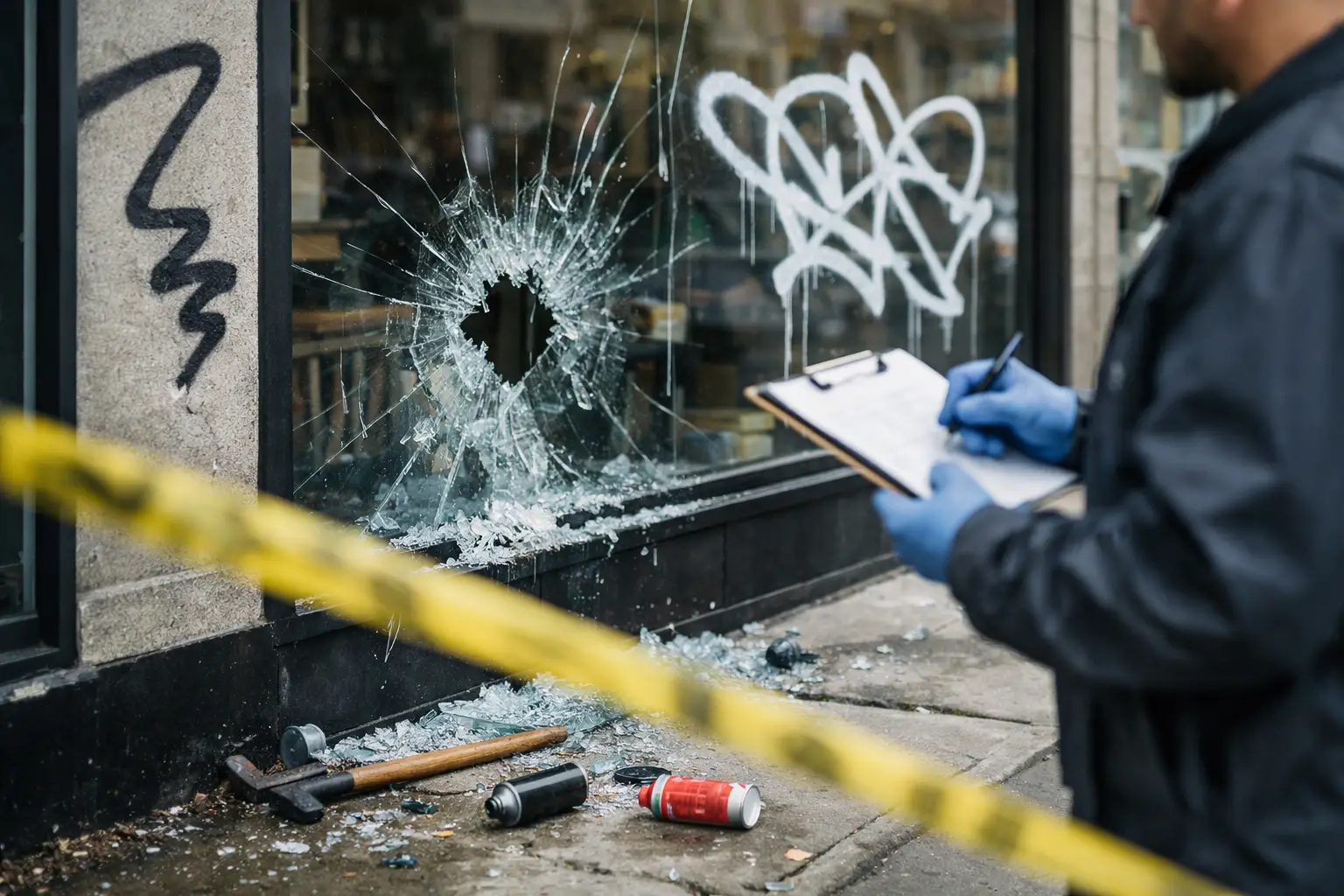What to Do After Storefront Vandalism